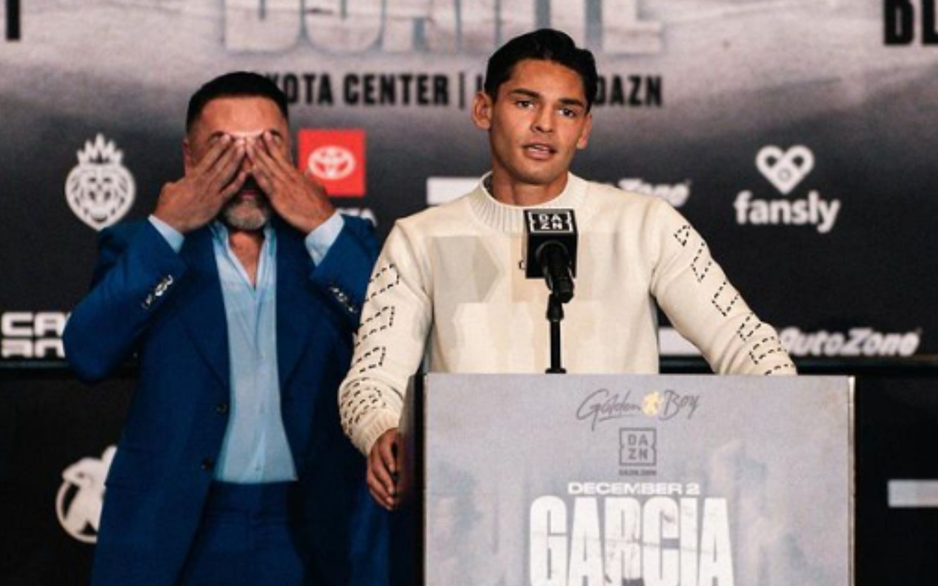 Ryan Garcia and Oscar De La Hoya continued to be at odds. [Image via @KingRyan on Instagram]