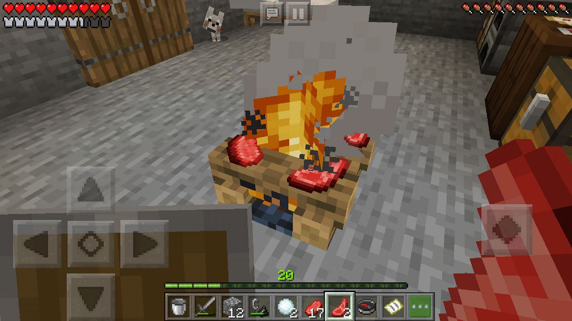 Campfire cooking saves fuel resources in Minecraft (Image via ThirstyCactus3498/Reddit)