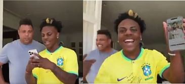 [Watch] Football legend Ronaldo Nazario recognizes Virat Kohli after seeing photo from YouTuber IShowSpeed