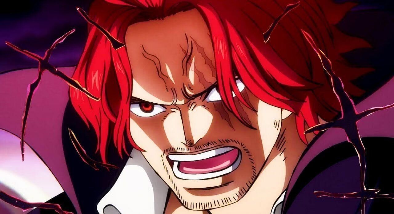 Shanks in the anime (Image via Toei Animation).