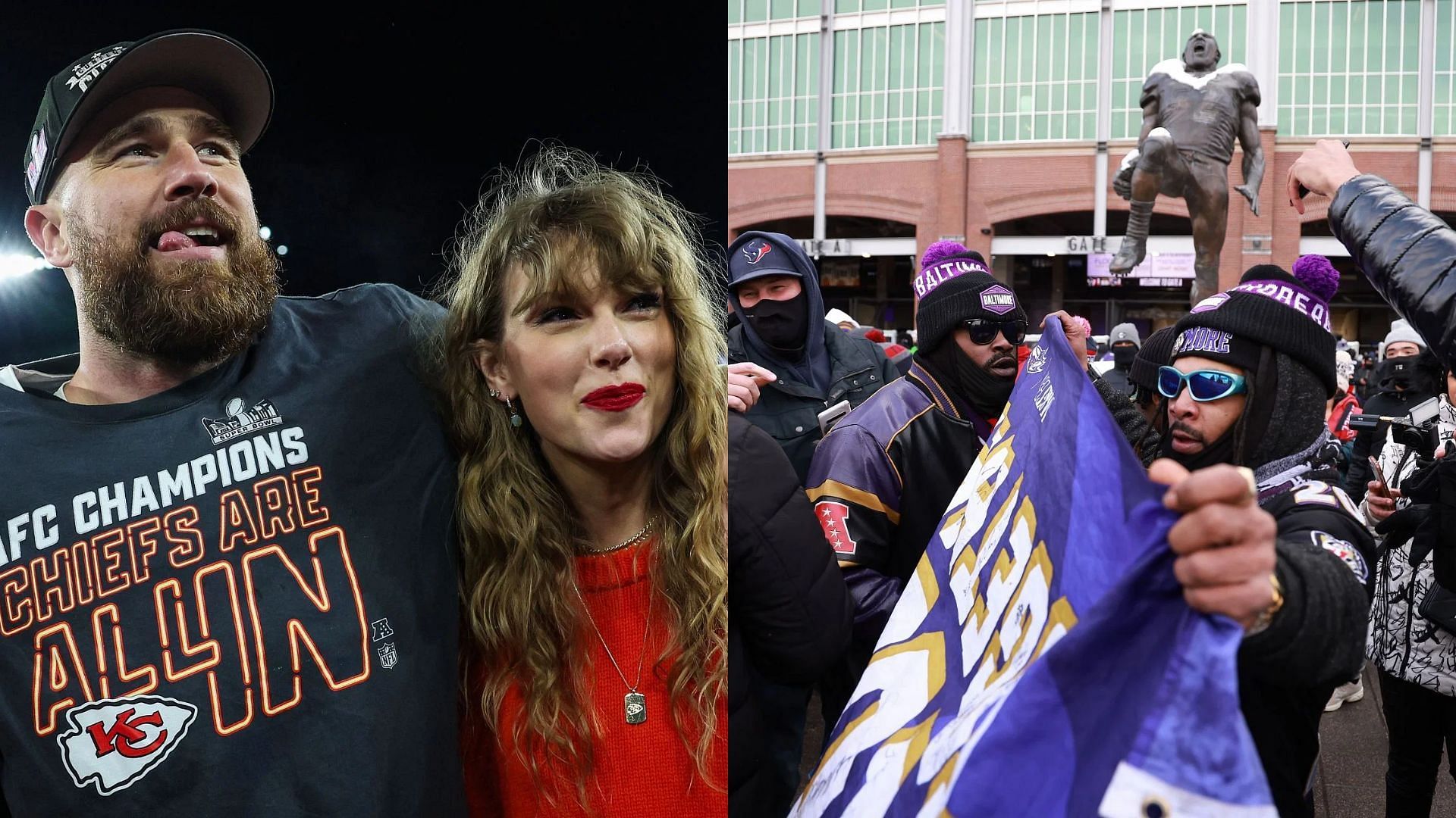 Baltimore Ravens fans insult Taylor Swift after their team