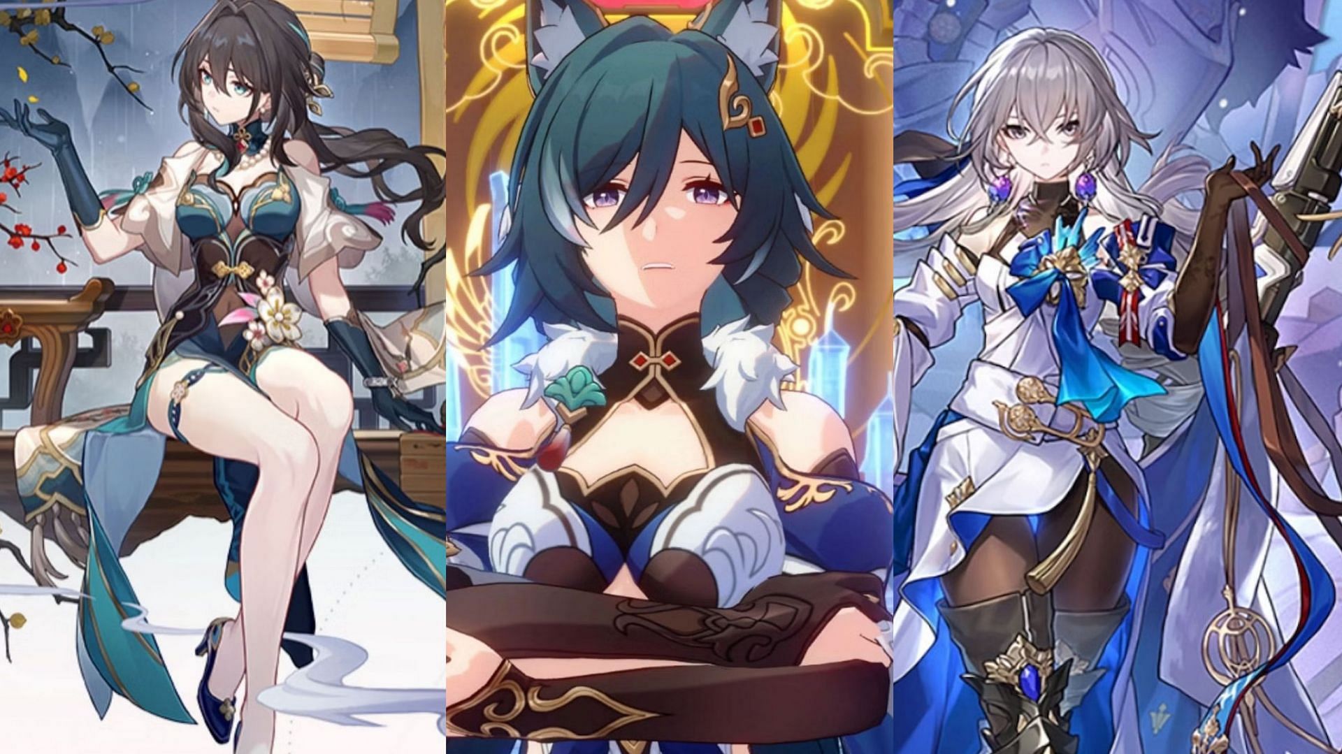 Ruan Mei and other units that players need to avoid pairing together in version 1.6 (Image via HoYoverse)