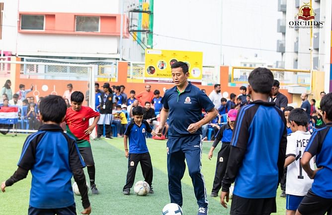 Indian football icon Bhaichung Bhutia partners with The Orchid International School for exclusive masterclass session in Bengaluru