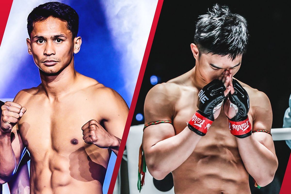 Superbon SIngha Mawynn (left) and Tawanchai PK Saenchai (right) | Image credit: ONE Championship