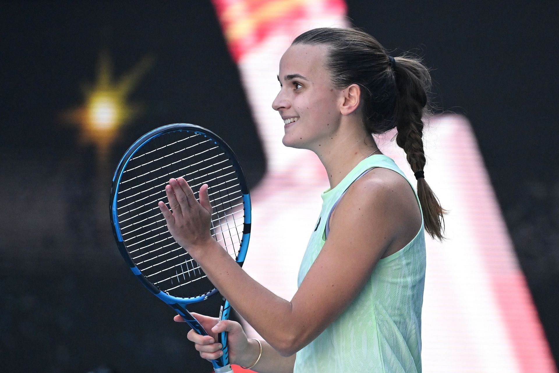 Clara Burel bested Jessica Pegula at the 2024 Australian Open.