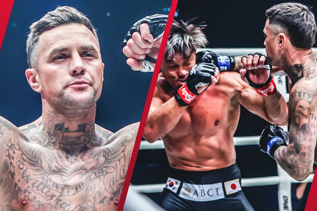 Nieky Holzken (L) vs. Yoshihiro Akiyama | Image by ONE Championship