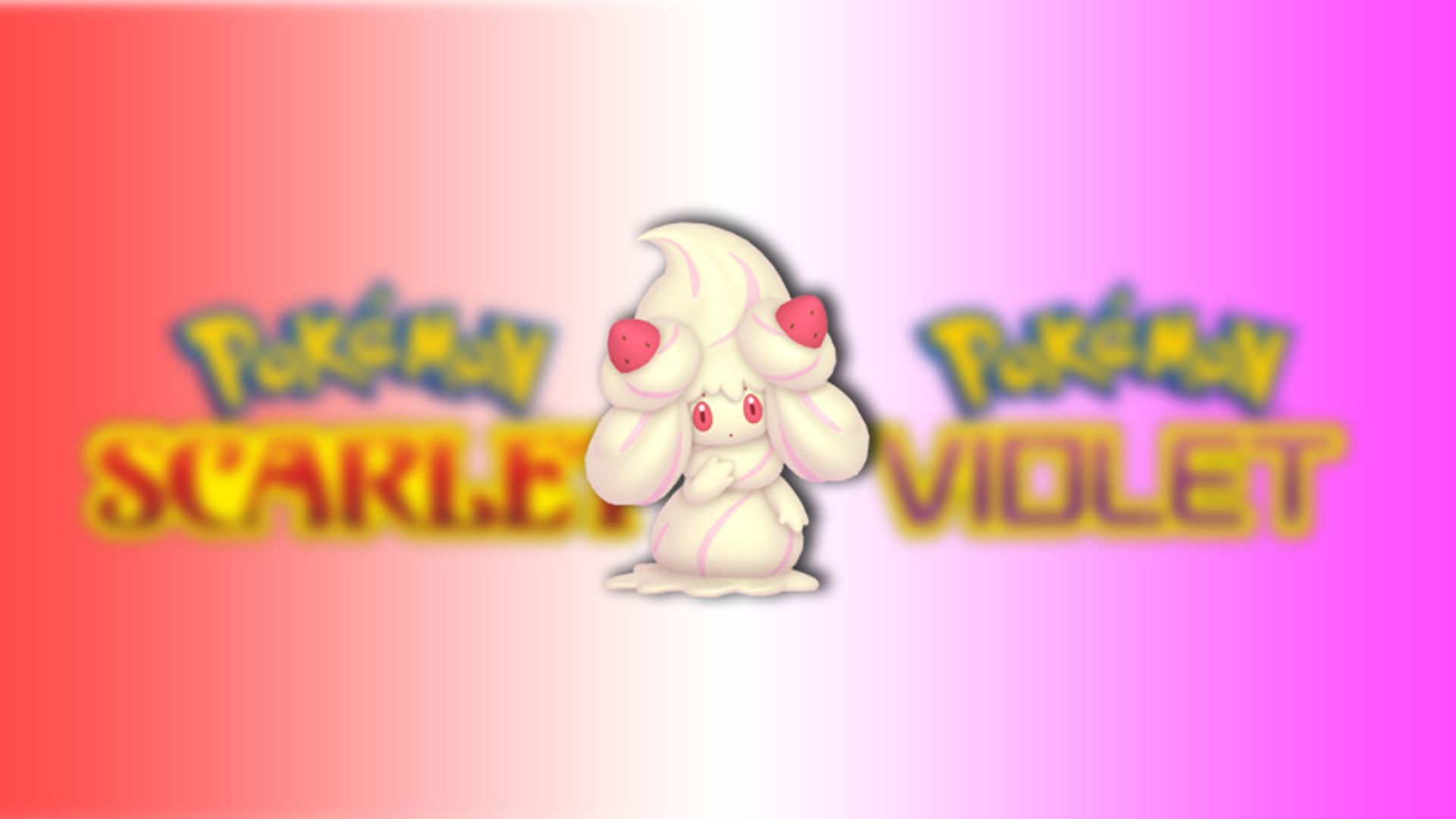 Alcremie will assist Miraidon (Image via The Pokemon Company)