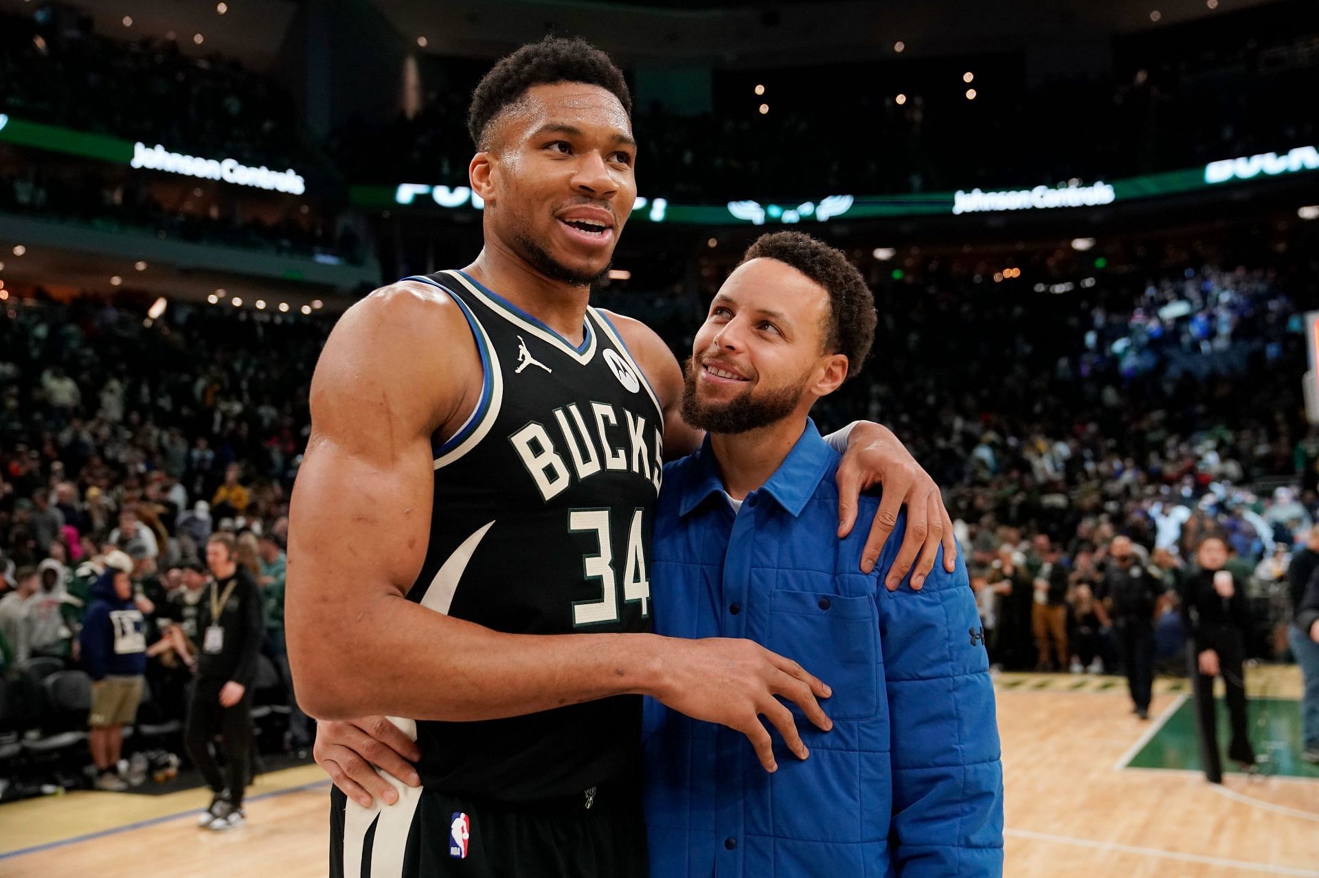 &quot;If only these two would pair up&quot;: Steph Curry-Giannis Antetokounmpo post-game moment fuels fan speculation