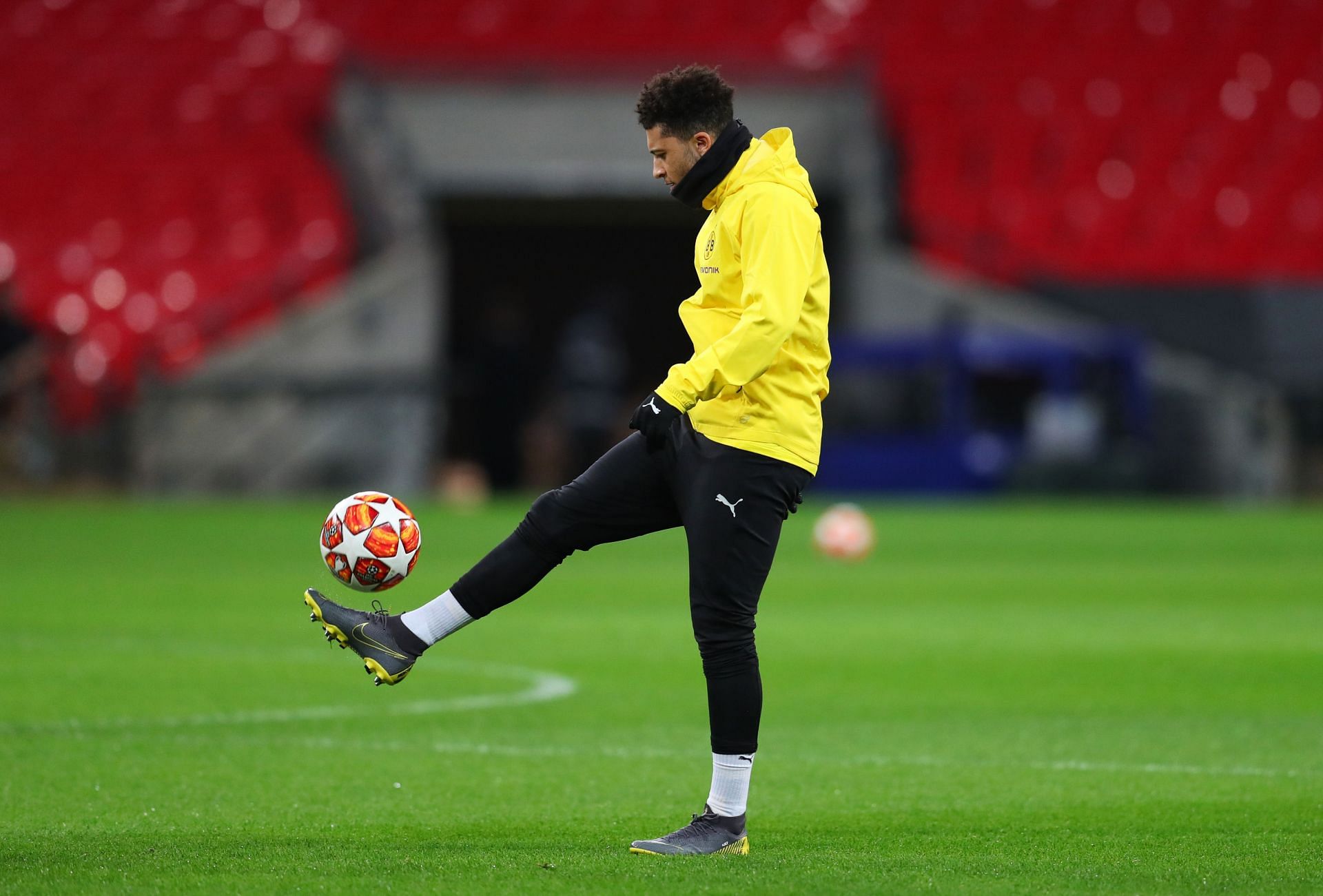 Jadon Sancho has had an issue with timekeeping.