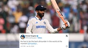"Best all-rounder in the world at the moment" - Fans react as Ravindra Jadeja smashes unbeaten 81 on Day 2 of IND vs ENG 1st Test