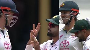 [Watch] Babar Azam holds fingers to count for Mitchell Marsh in fun concussion test