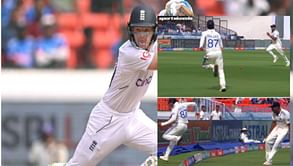 [Watch] Comedy of errors between Ravichandran Ashwin and Rajat Patidar results in a boundary for England in 1st IND vs ENG Test