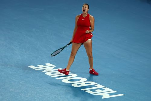 Aryna Sabalenka at the 2024 Australian Open.