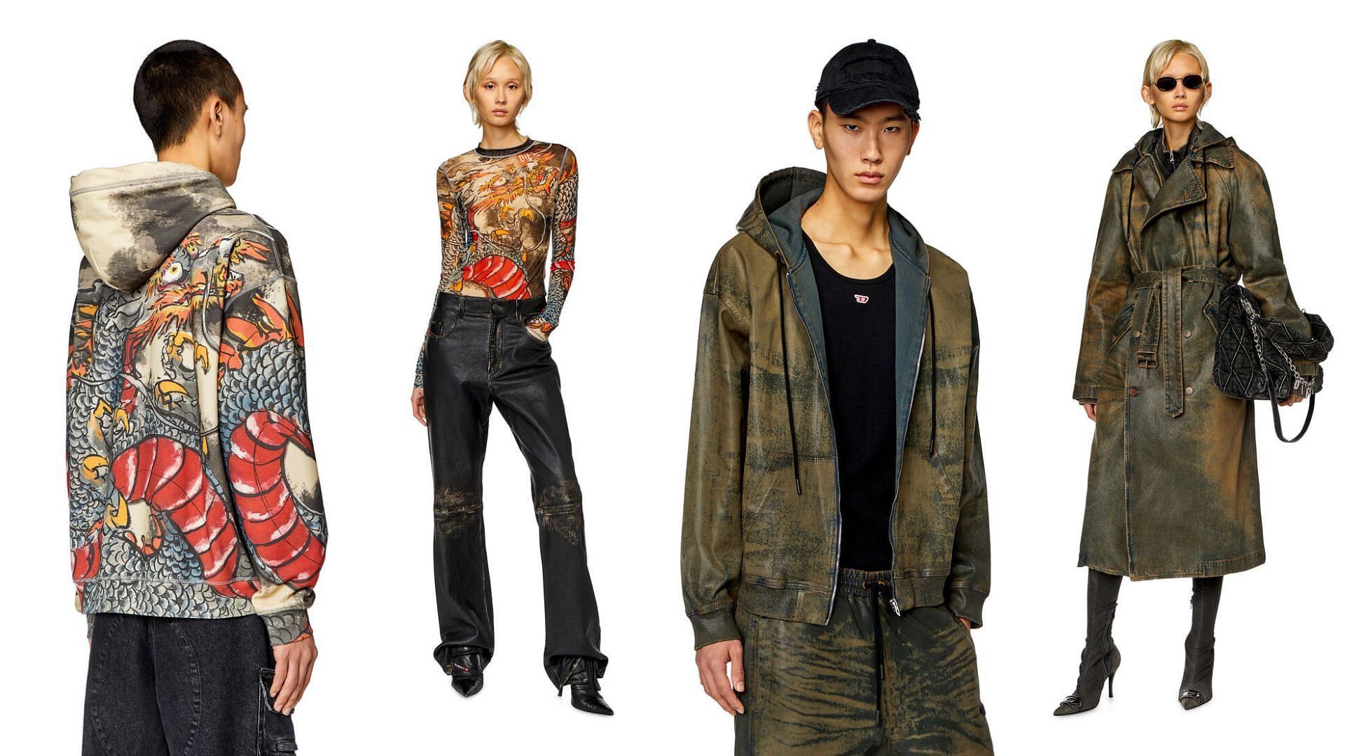 Another look at the unisex Diesel Lunar New Year collection (Image via Diesel)