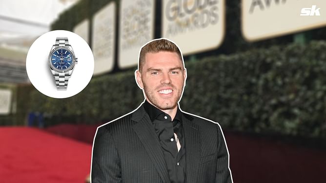 Dodgers’ Freddie Freeman sports a $49,950 Rolex Sky-Dweller as an All-Star accessory at the Golden Globes 2024