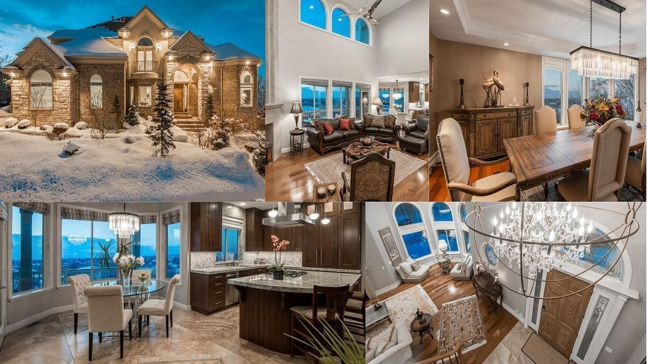 Dexter Fowler&#039;s former mansion in Utah. Credit: realtor.com