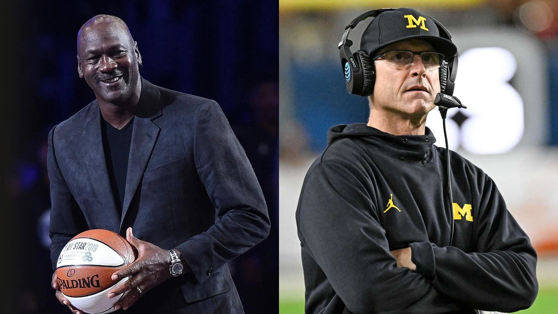 Is Michael Jordan at the CFP National Championship game Exploring