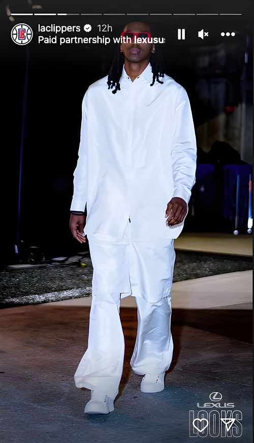 Terance Mann makes a fashion splash in $1215 Balenciaga shirt