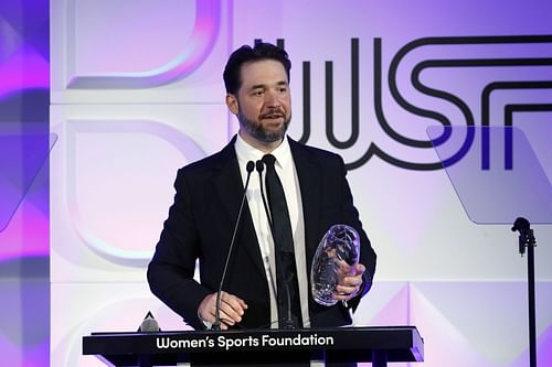 Alexis Ohanian at the Women's Sports Foundation's 2022 Annual Salute To Women In Sports Gala