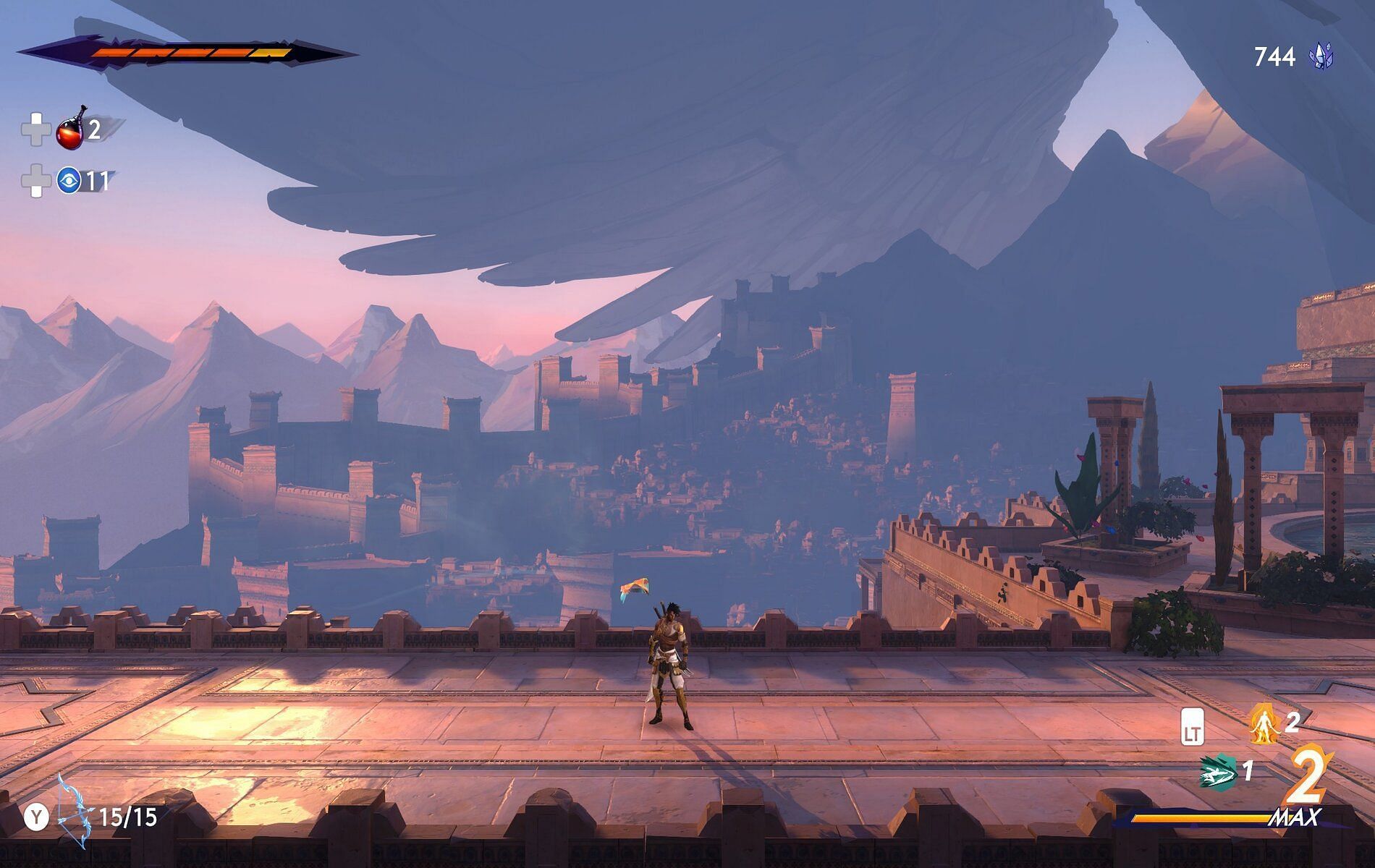 Screenshot from Prince of Persia The Lost Crown