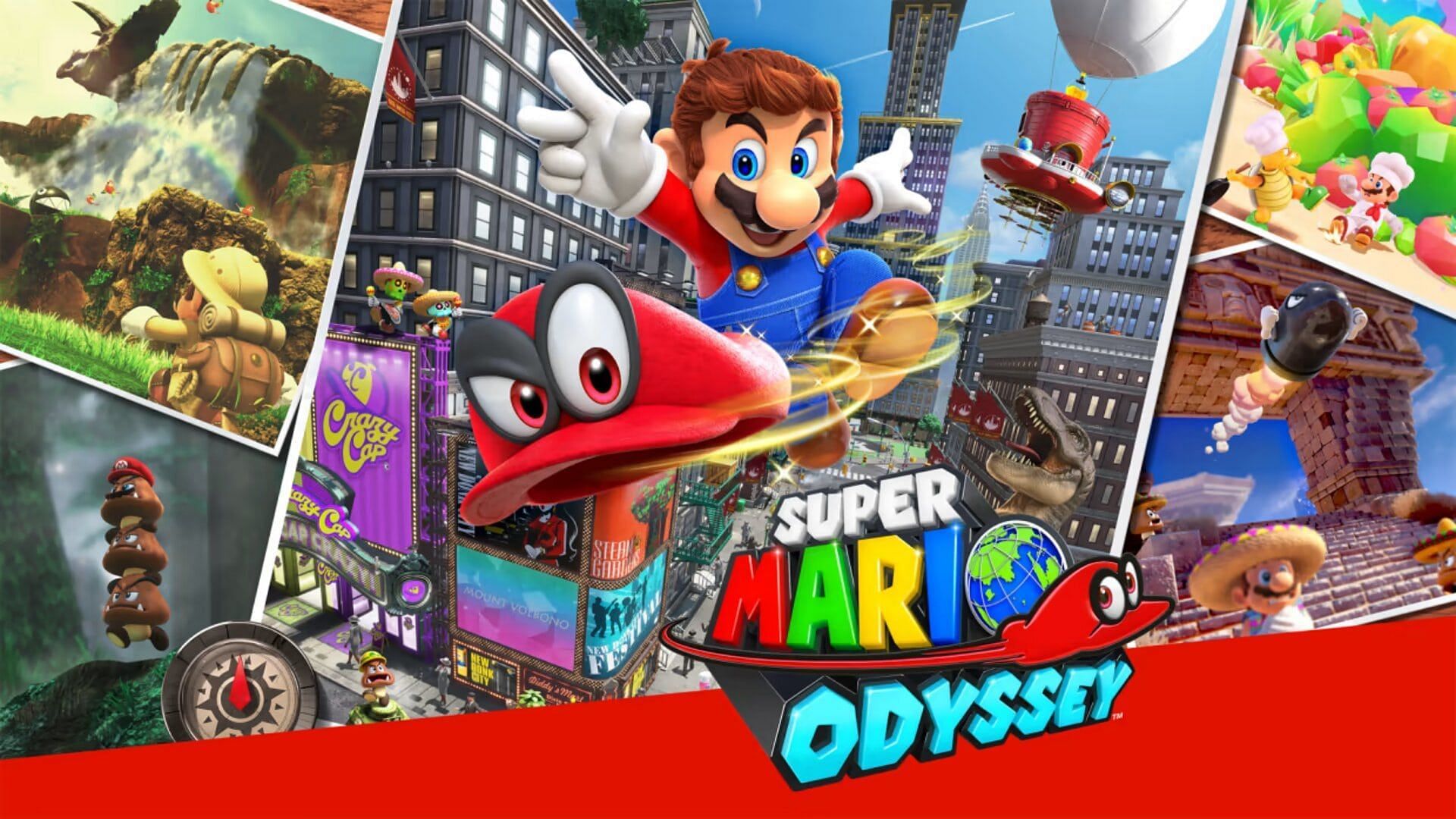 Super Mario Odyssey offers a fan-favorite 2.5D platformer that received universal critical acclaim and a fresh take on Mario gameplay. (Image via Nintendo)
