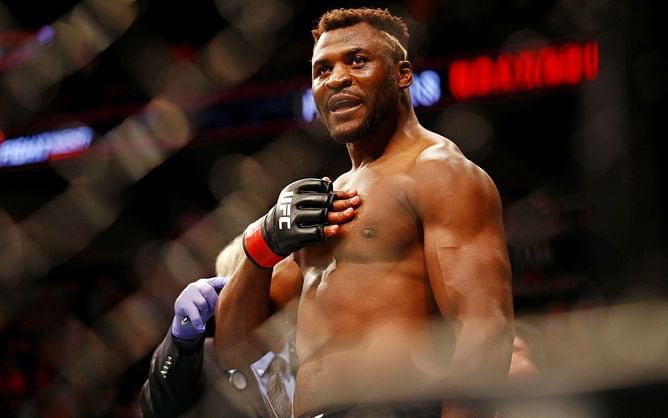 Francis Ngannou shares first snaps of training for Anthony Joshua fight, reveals faces of teammates