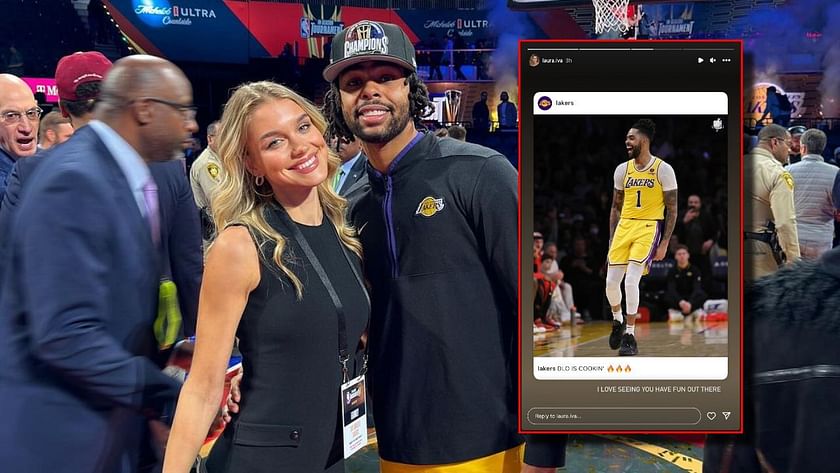 I love seeing you have fun”: D'Angelo Russell gets girlfriend Laura Ivaniukas' love amid his scoring surge