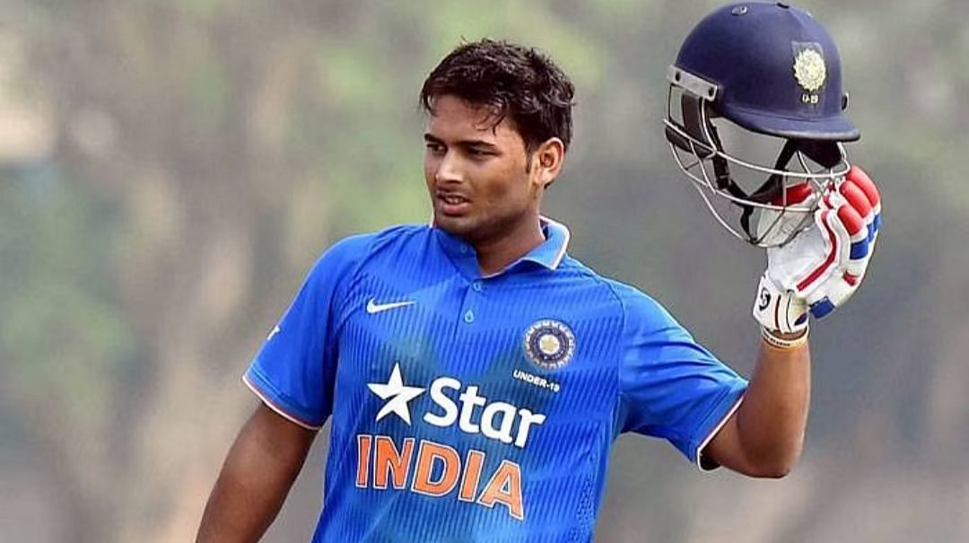 Rishabh Pant during the 2016 U-19 World Cup