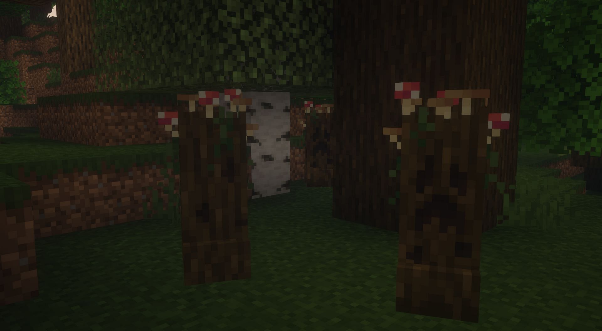 The dark oak creeper (Image via Mojang || Bonsai Studios)