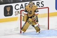 Adin Hill of the NHL's Vegas Golden Knights