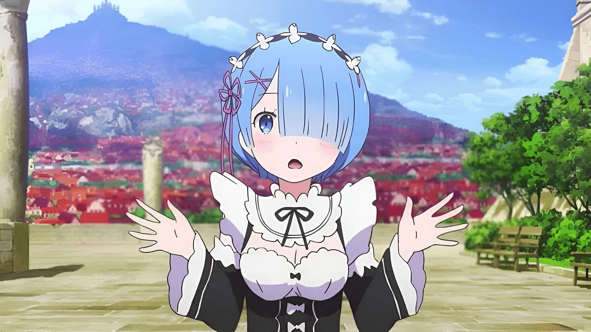 Rem as seen in Re: ZERO (Image via White Fox)