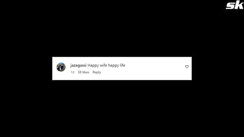 Jaz Agassi comments on father Andre Agassi's Instagram photo