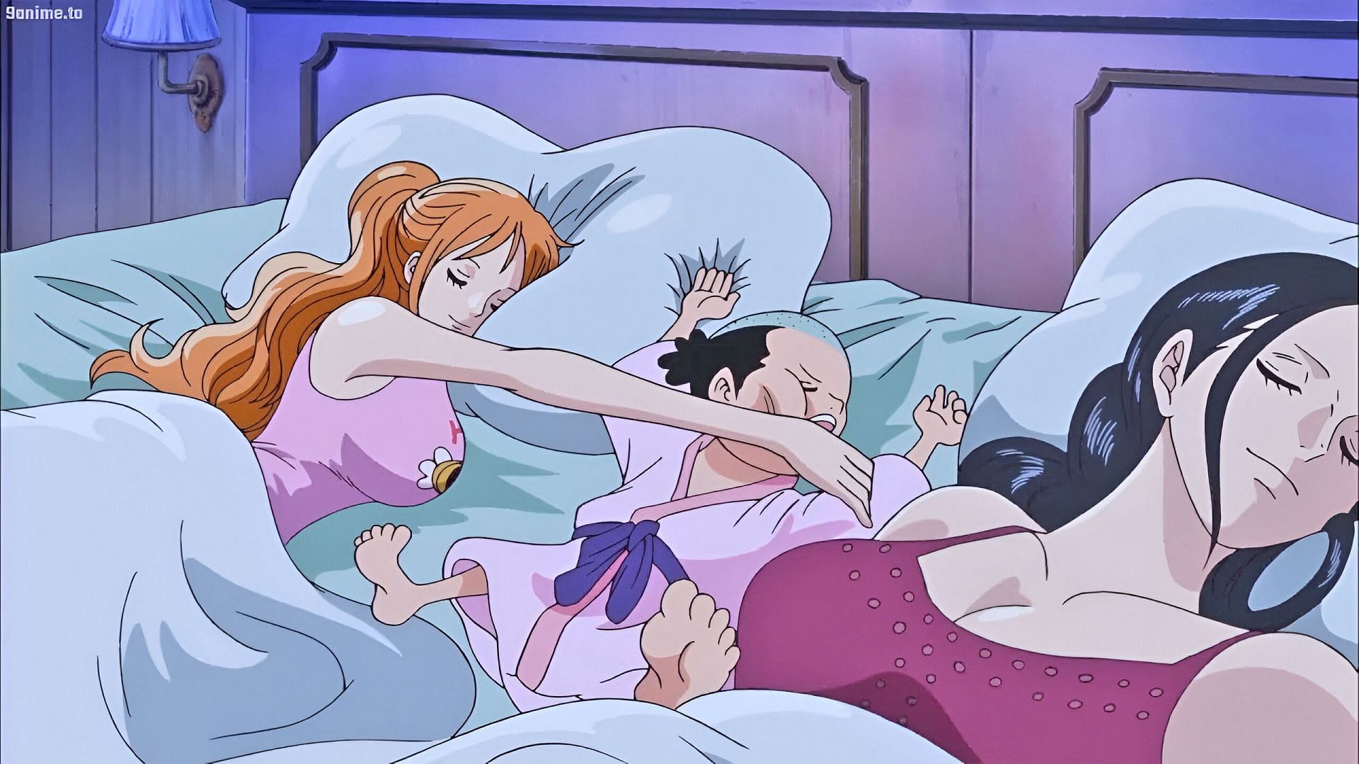 Nami (left) Momonosuke (middle) Nico Robin (right) (Image via Toei Animation)