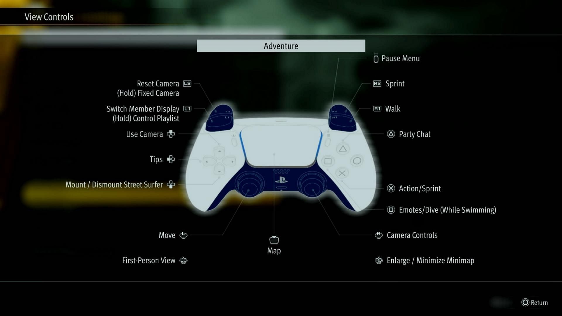 Recommended controller settings for Like a Dragon Infinite Wealth (Image via Ryu Ga Gotoku Studio/SEGA)