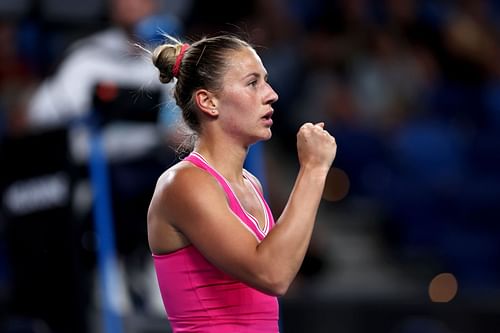 Marta Kostyuk at the 2024 Australian Open.