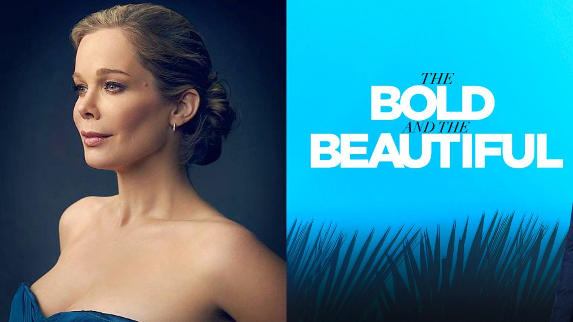 (L) Jennifer Gareis plays Donna Logan on (R) The Bold and the Beautiful (Images via CBS)