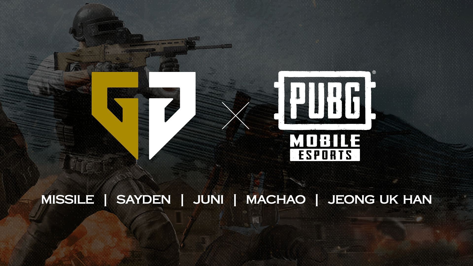 Gen.G Esports announces its PUBG Mobile roster (Image via Gen.G Esports)