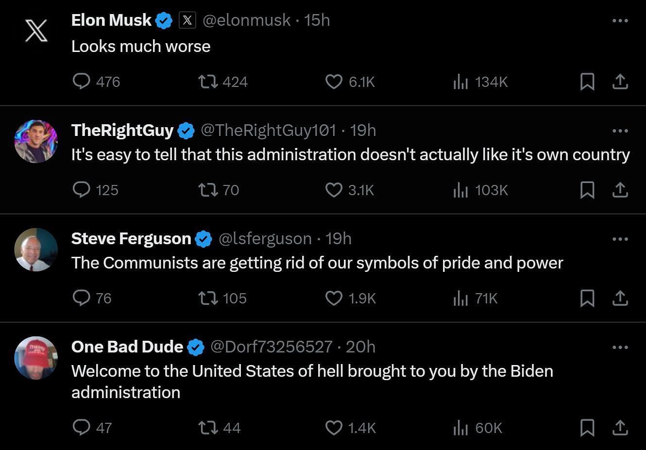 Netizens (including Elon Musk) were not big fans of the new design and condemned the Biden administration for allegedly being responsible for the redesign (Image via X/@EndWokeness)
