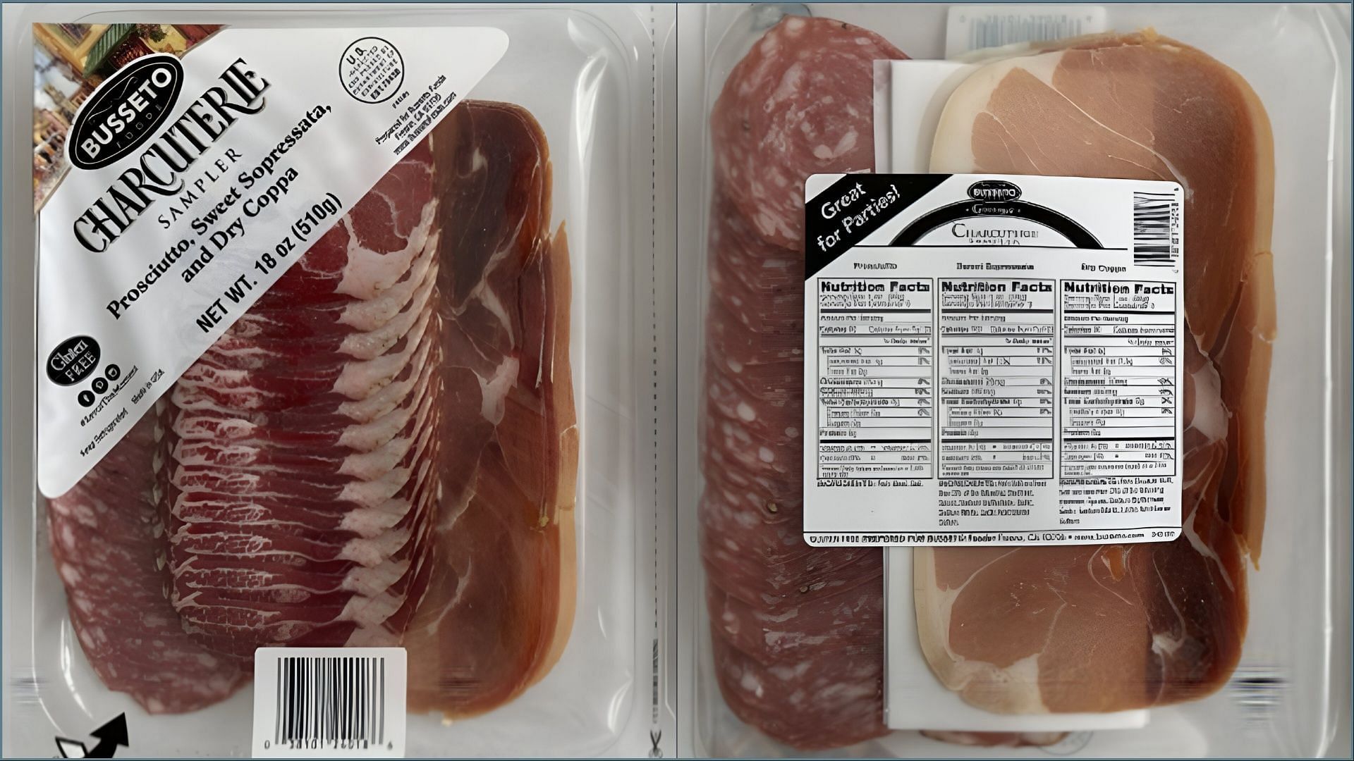 The affected ready-to-eat Charcuterie meat samplers came with best if used by the date of April 27, 2024 (Image via FSIS)