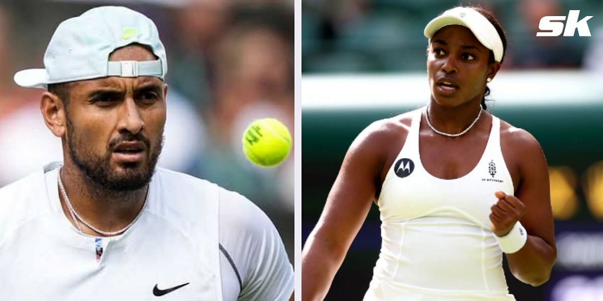 Nick Kyrgios and Sloane Stephens