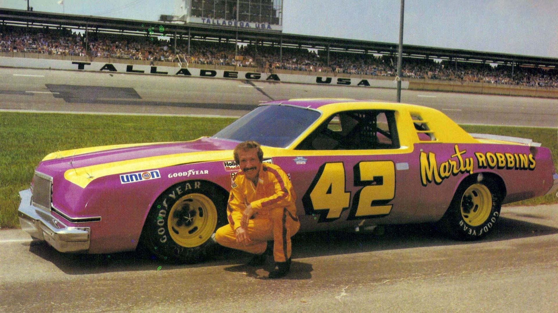 Late Grammy award-winning singer turned NASCAR Cup Series driver Marty Robbins