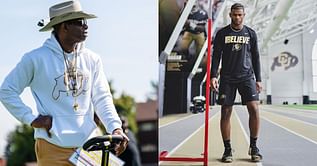 WATCH: Coach Prime's $1.1M NIL-valued son Shilo Sanders flaunts his awesome ride from icy vacation as he enjoys CFB offseason