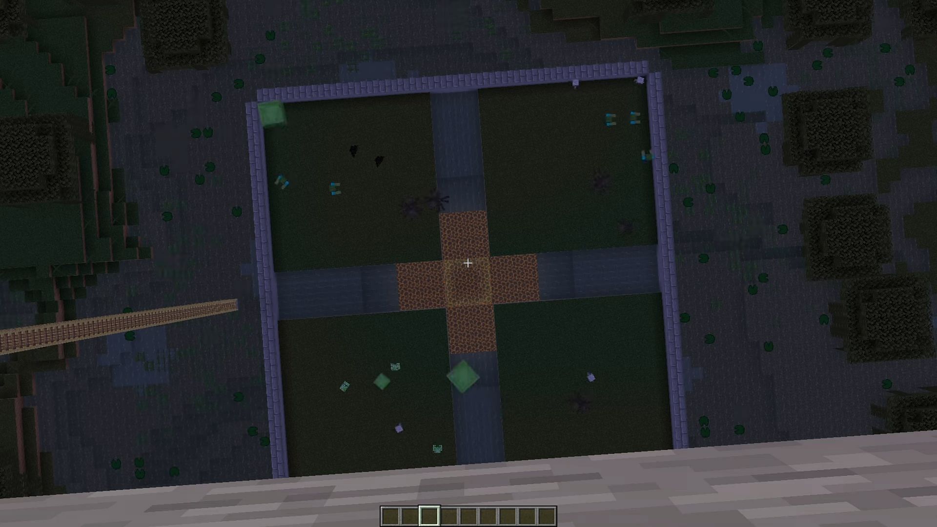 Slime farms in Minecraft can be pretty beneficial if players can find a slime chunk (Image via Kmond/YouTube)