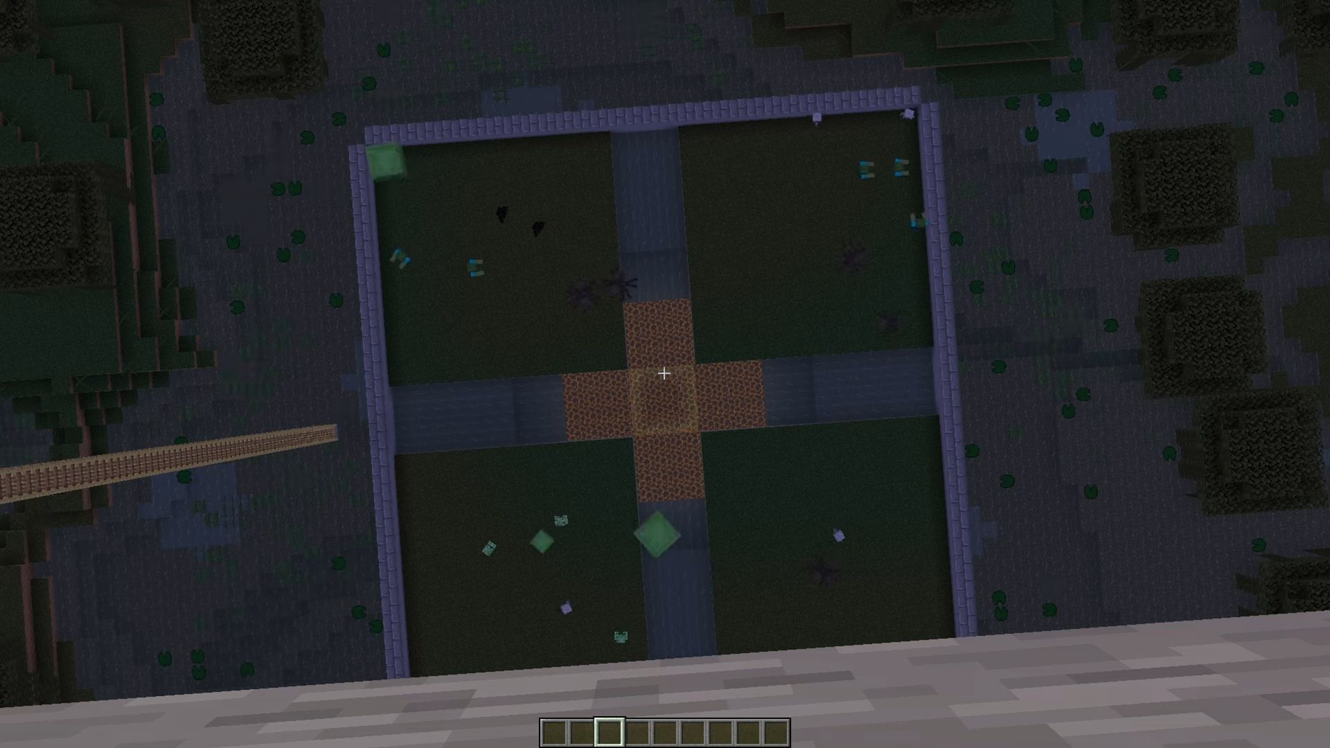 Slime farms in Minecraft can be pretty beneficial if players can find a slime chunk (Image via Kmond/YouTube)