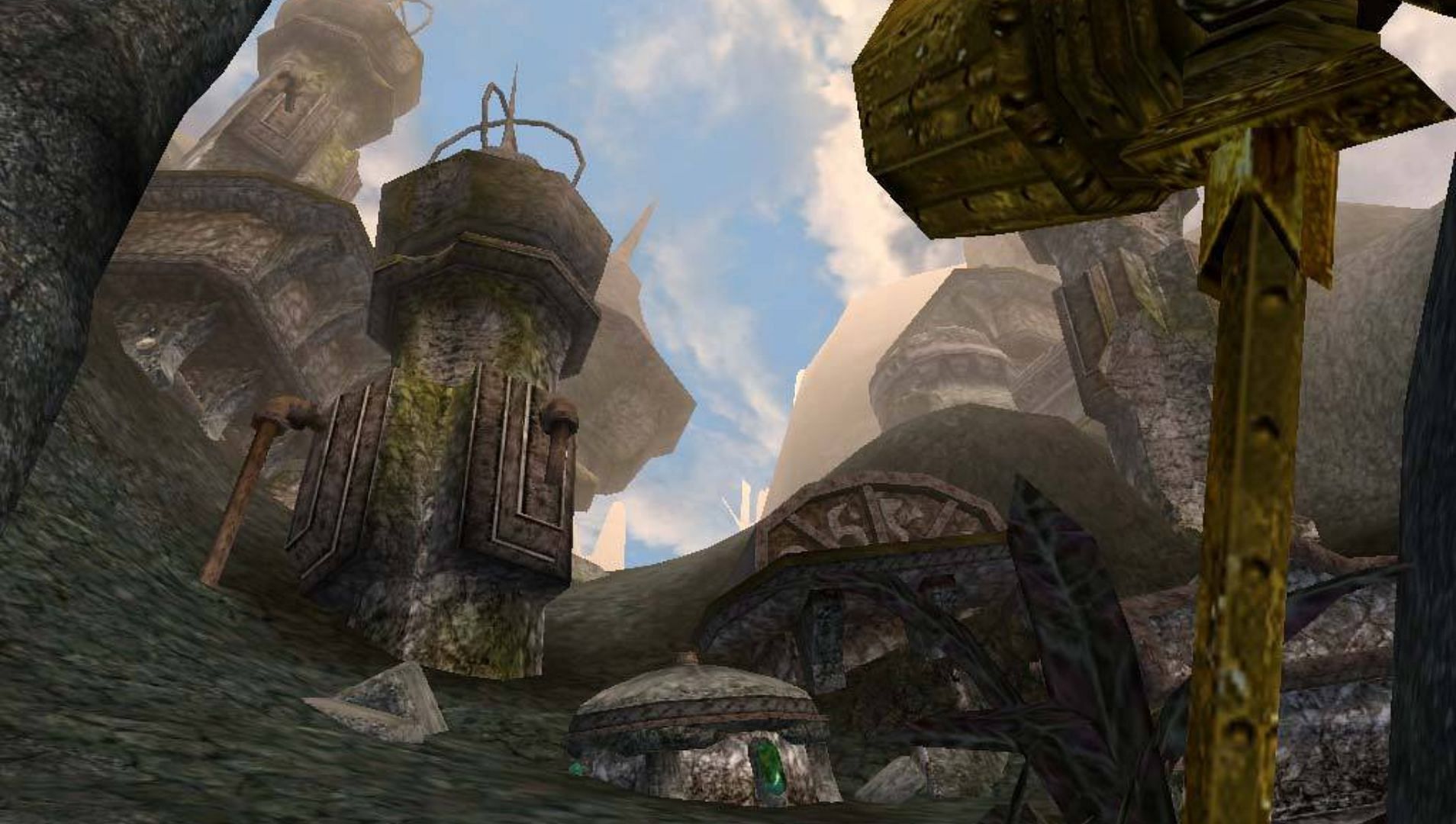 Morrowind takes you to the nation of the Dark Elves of Tamriel (Image via Bethesda)