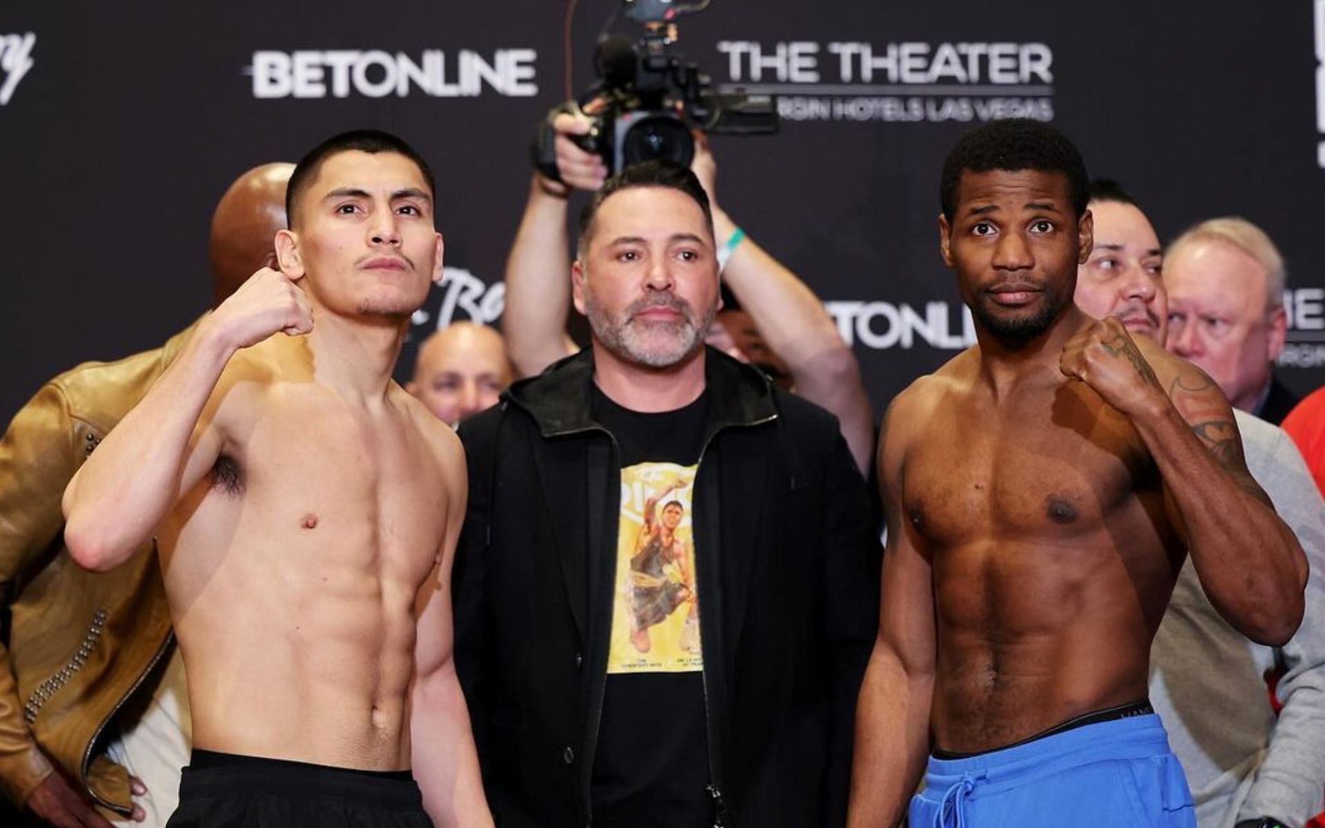 Vergil Ortiz Jr. (left) takes on Fredrick Lawson (right) this evening at the Virgin Hotels in Las Vegas [Image courtesy @vergilortiz on Instagram]