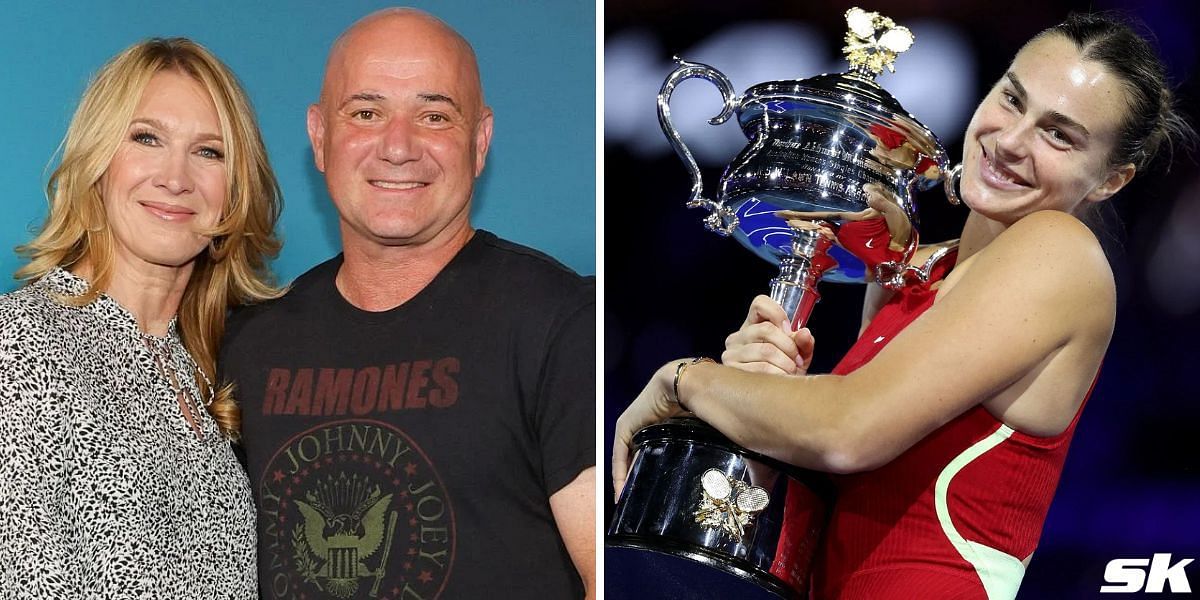 Andre Agassi Steffi Graf son Aryna Sabalenka