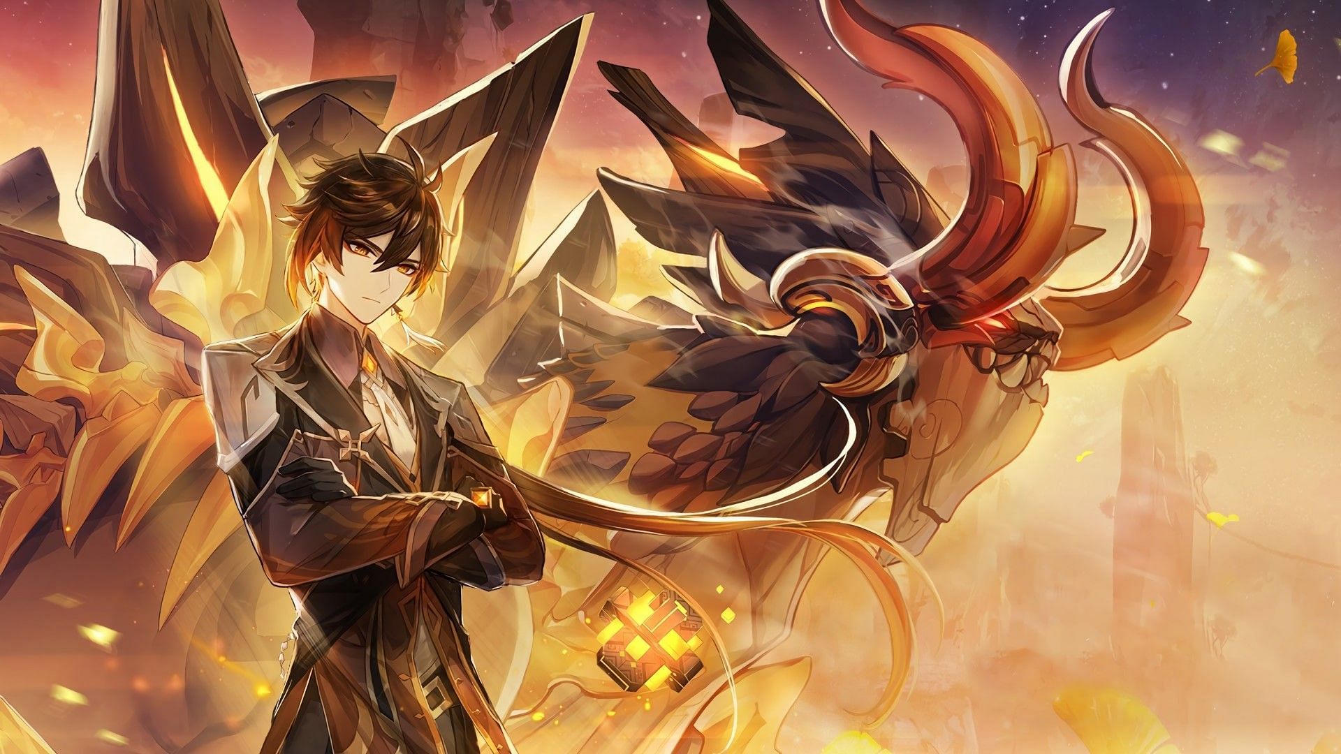 Zhongli official art (Image via HoYoverse)