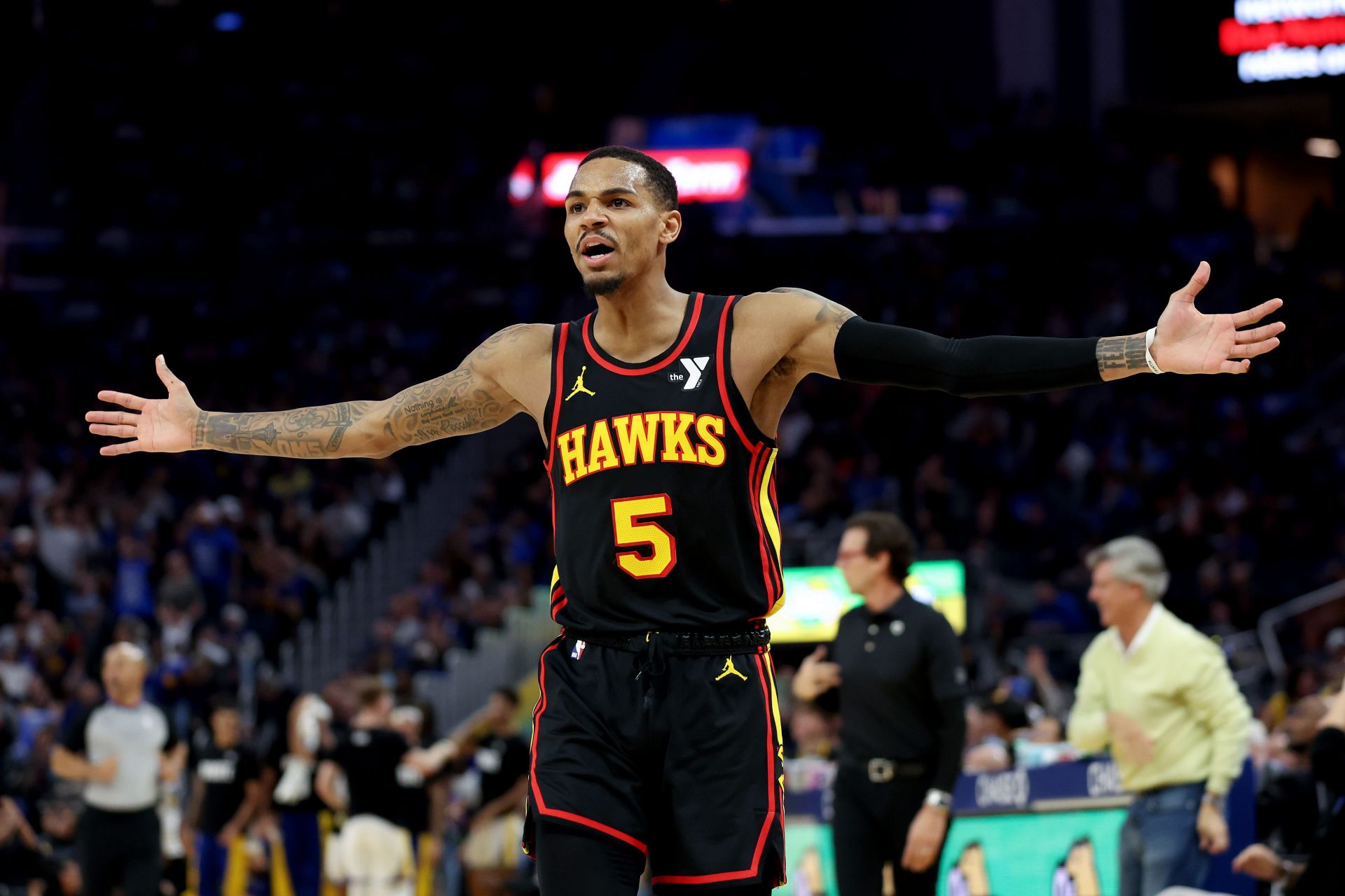 He's a clown, no accountability: Hawks fans react to Dejounte Murray's  alleged DM calling out team chemistry and coaches