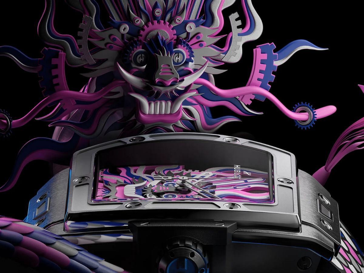 Chen Fenwan x Hublot Big Bang Titanium Dragon watch 